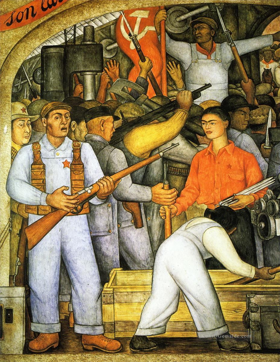 En el Arsenal Sozialismus Diego Rivera Ölgemälde